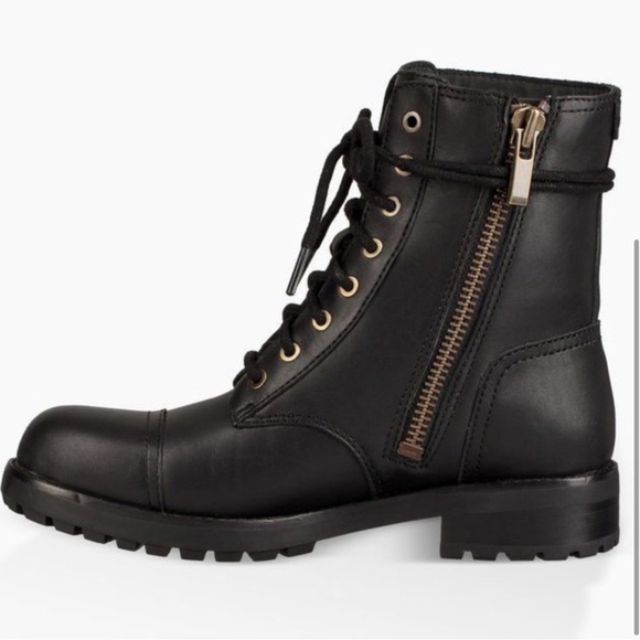 Ugg Kilmer exposed fur combat boots ❄️ - Picture 3 of 6